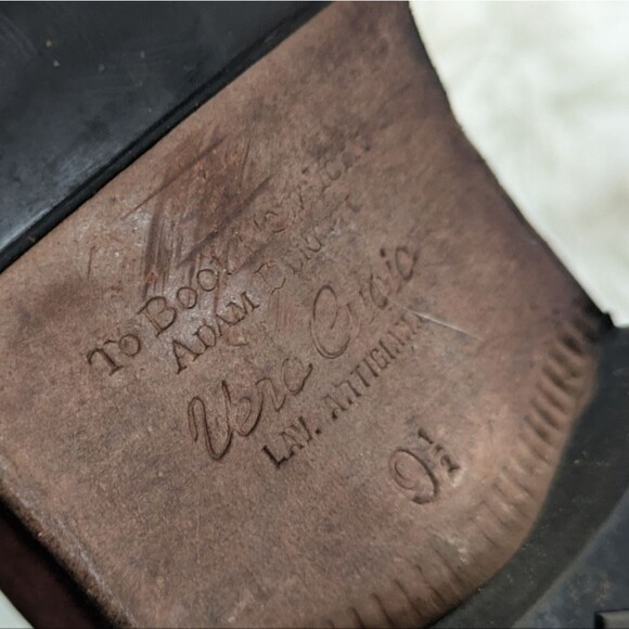 Adam Derrick To Boot New York Men's Brown Leather Lace Up Boots 9.5 - Picture 4 of 10